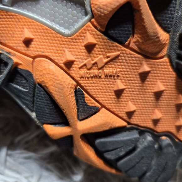 Mizuno Wave Ascend 8 Mens Size 9 UK 8 Trail Running Shoes Orange/Blue Trainers - Picture 10 of 13